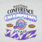 NBA (True-Fan) - Utah Jazz Champs T-Shirt 1997 X-Large Vintage Retro Basketball