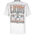 CFL (Softwear) - BC Lions Grey Cup Champions T-Shirt 1994 Medium Vintage Retro Football