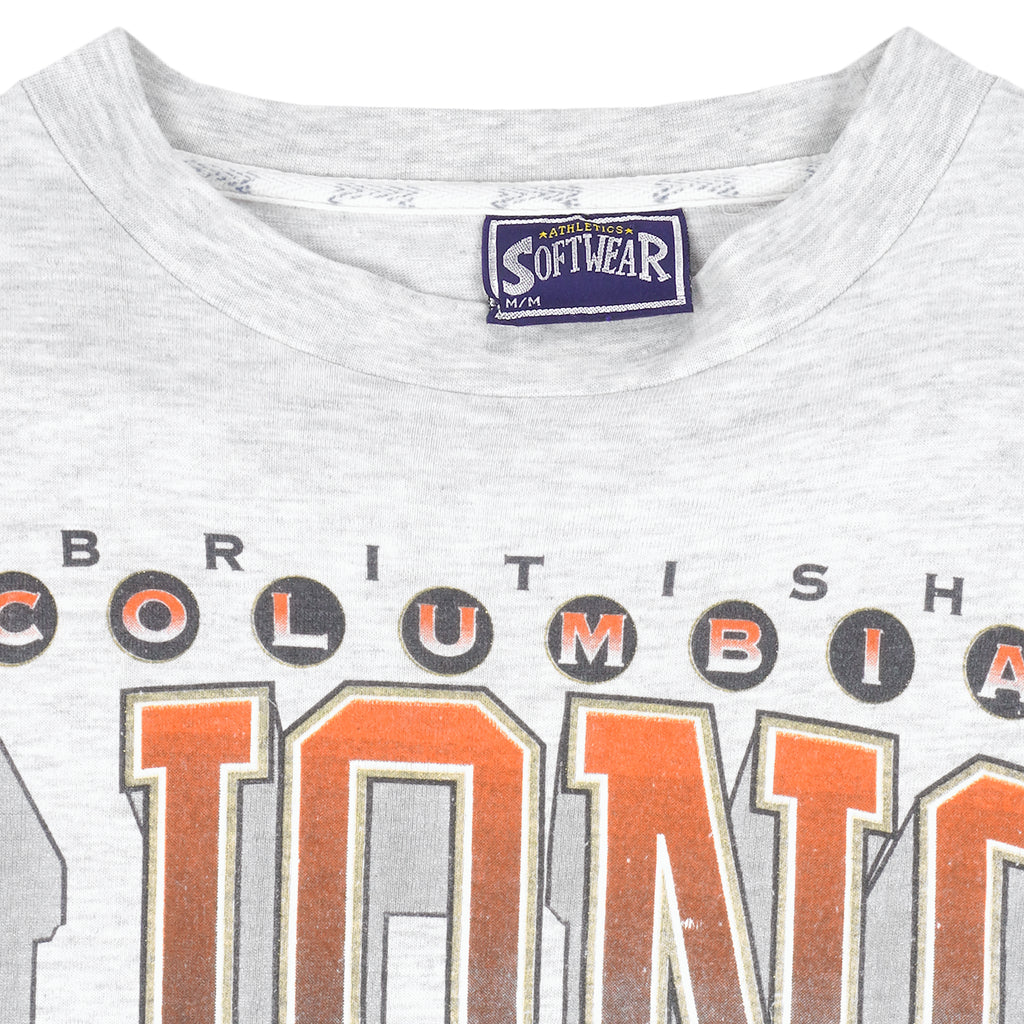 CFL (Softwear) - BC Lions Grey Cup Champions T-Shirt 1994 Medium Vintage Retro Football