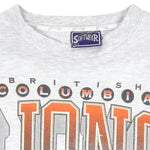 CFL (Softwear) - BC Lions Grey Cup Champions T-Shirt 1994 Medium Vintage Retro Football