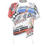 NASCAR (Chase) - Sterling Marlin Silver Bullet All Over Print T-Shirt 2002 Large Vintage Retro