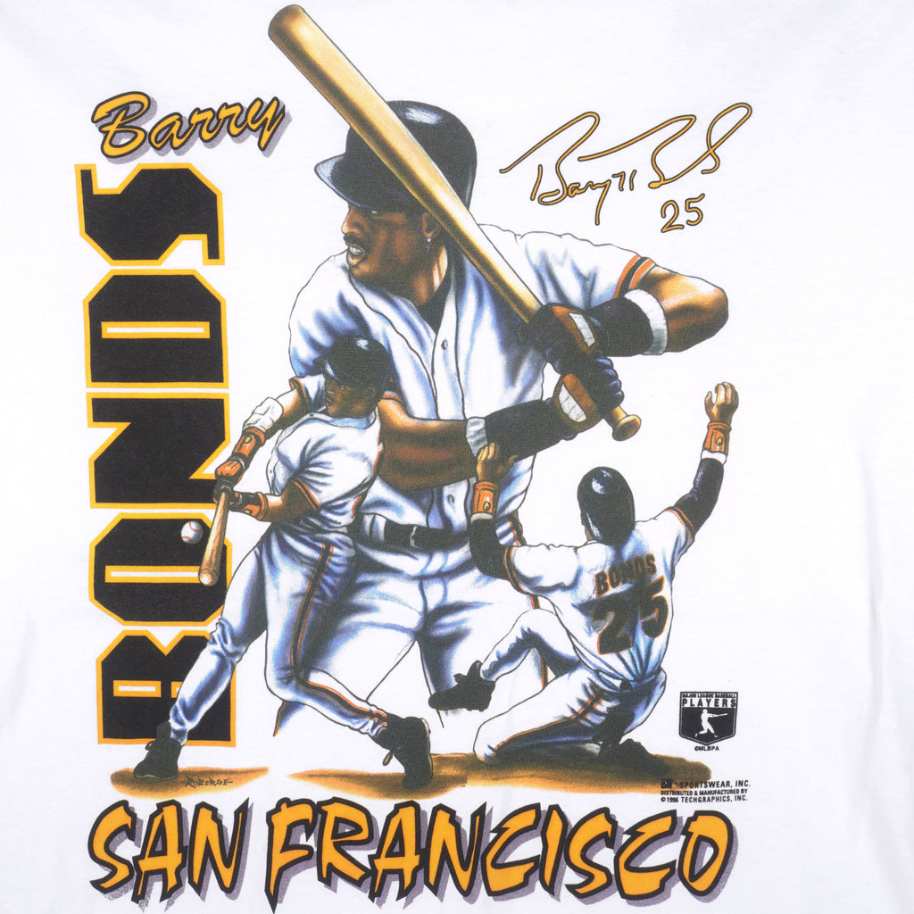 MLB - San Francisco Giants Barry Bonds T-Shirt 1996 X-Large Vintage Retro Baseball