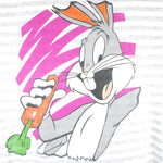 Looney Tunes - Bugs Bunny Stripes Single Stitch T-Shirt 1994 3X-Large Vintage Retro