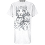 Vintage (Lollipop) - Tigers Single Stitch T-Shirt 1990s XX-Large Vintage Retro