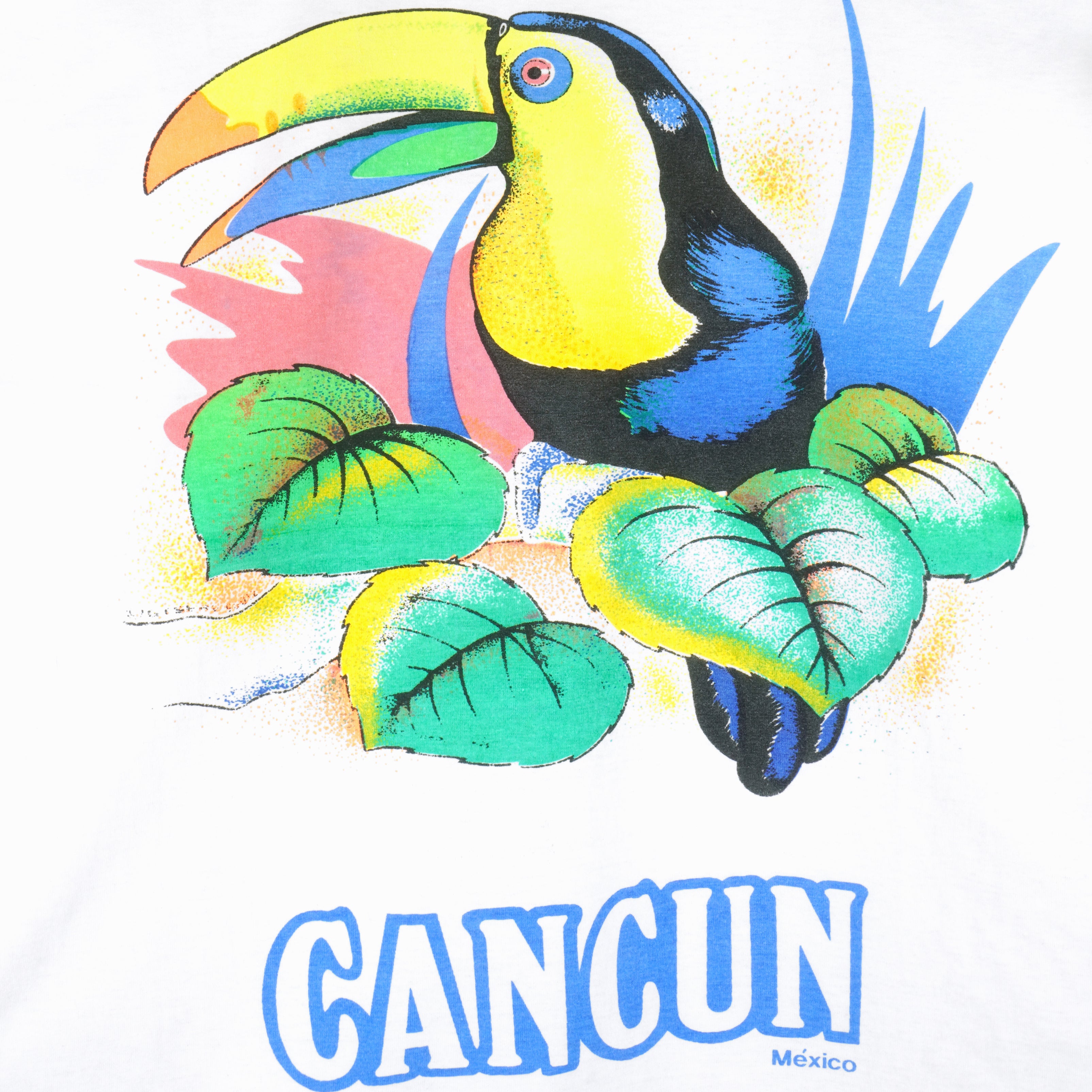 Vintage (Crazy Barman) - Cancun Mexico Sleeveless Shirt 1990s X-Large Vintage Retro