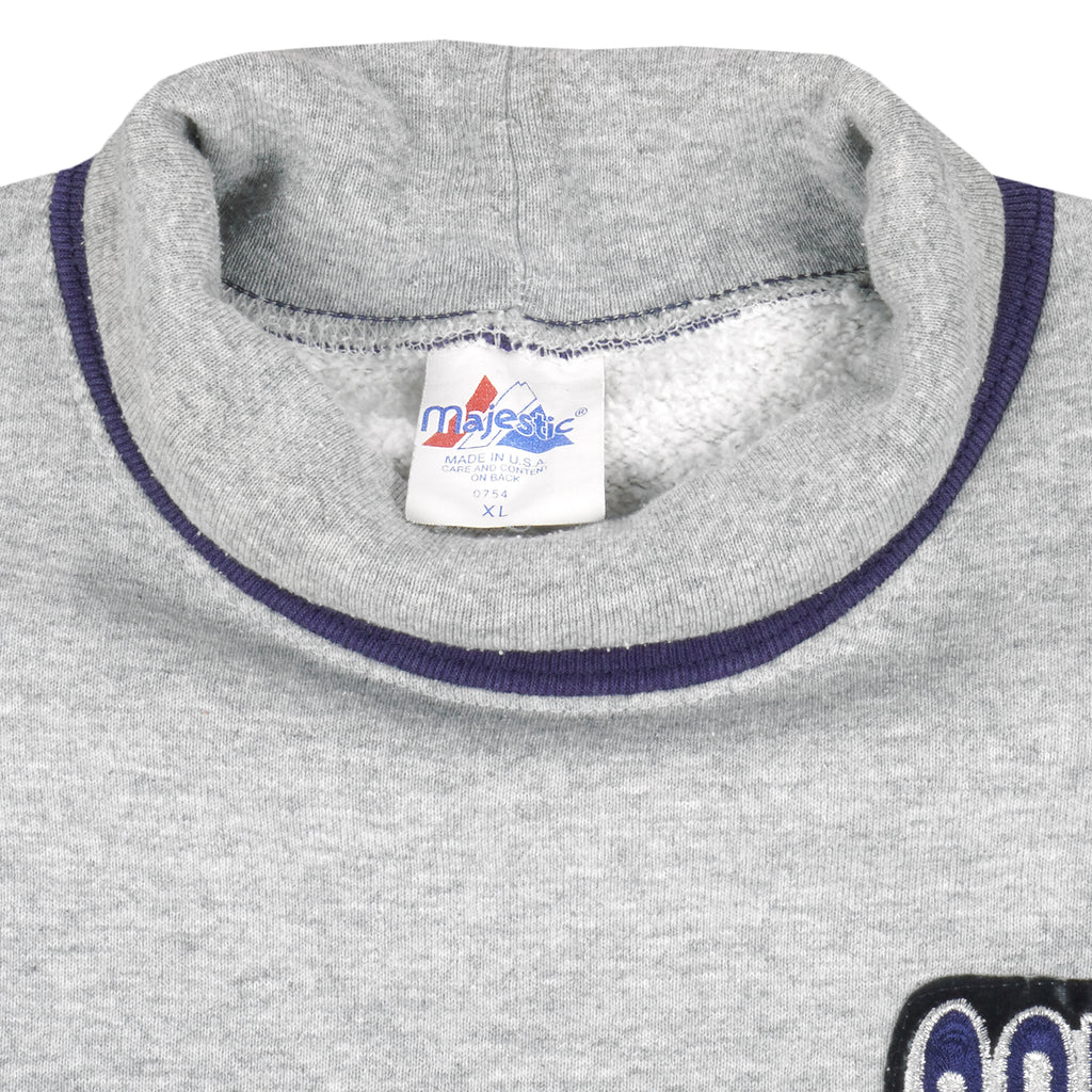 NFL (Majestic) - Dallas Cowboys Turtleneck Sweatshirt 1990s X-Large Vintage Retro Football