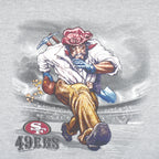 NFL (Lee) - San Francisco 49ers Crew Neck Sweatshirt 2001 Medium Vintage Retro Football