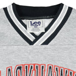 NHL (Lee) - Chicago Blackhawks Embroidered Sweatshirt 1990s Medium Vintage Retro Hockey