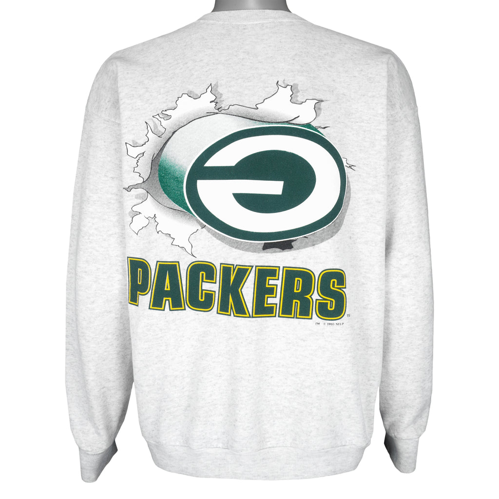 NFL - Green Bay Packers Breakout Crew Neck Sweatshirt 1995 X-Large Vintage Retro Football