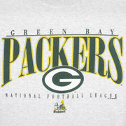 NFL - Green Bay Packers Big Logo Crew Neck Sweatshirt 1990s Large Vintage Retro Football