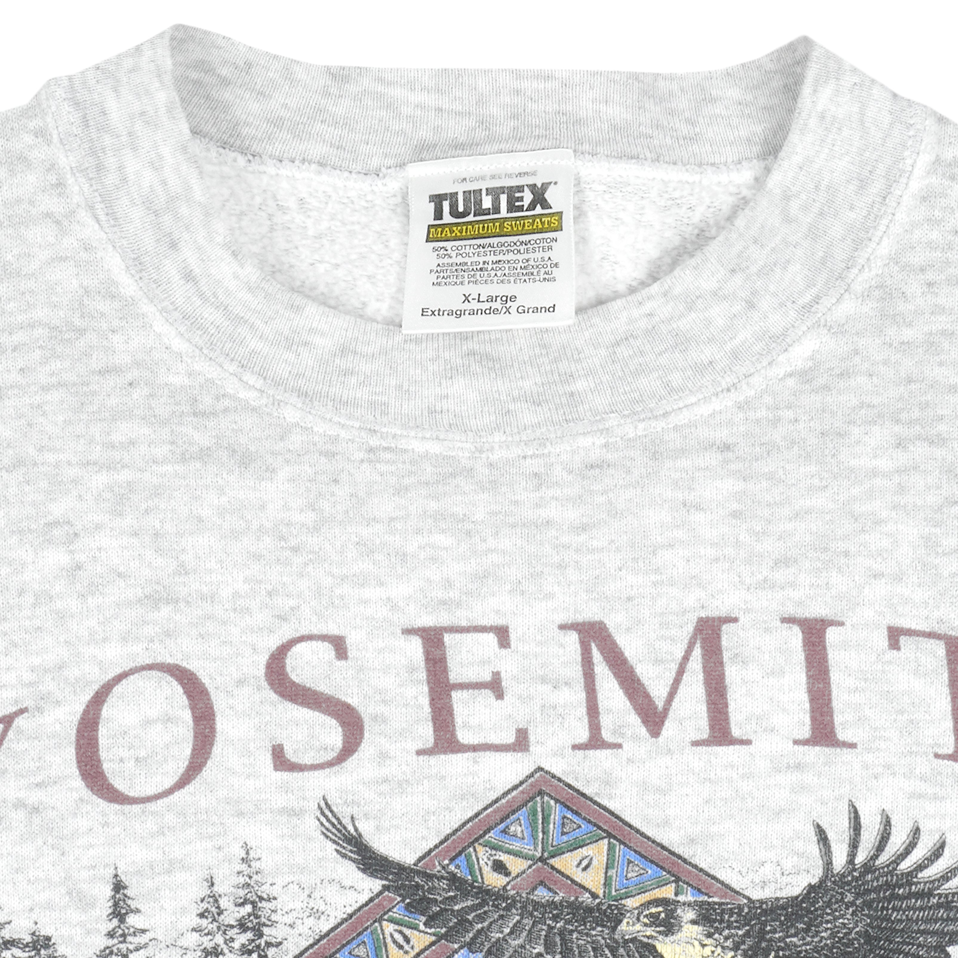 Vintage (Tultex) - Yosemite National Park Crew Neck Sweatshirt 1990s X-Large Vintage Retro