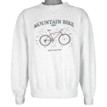 Vintage (Cuffy's) - Mountain Biking Basic Anatomy Craw Neck Sweatshirt 1990s Large Vintage Retro