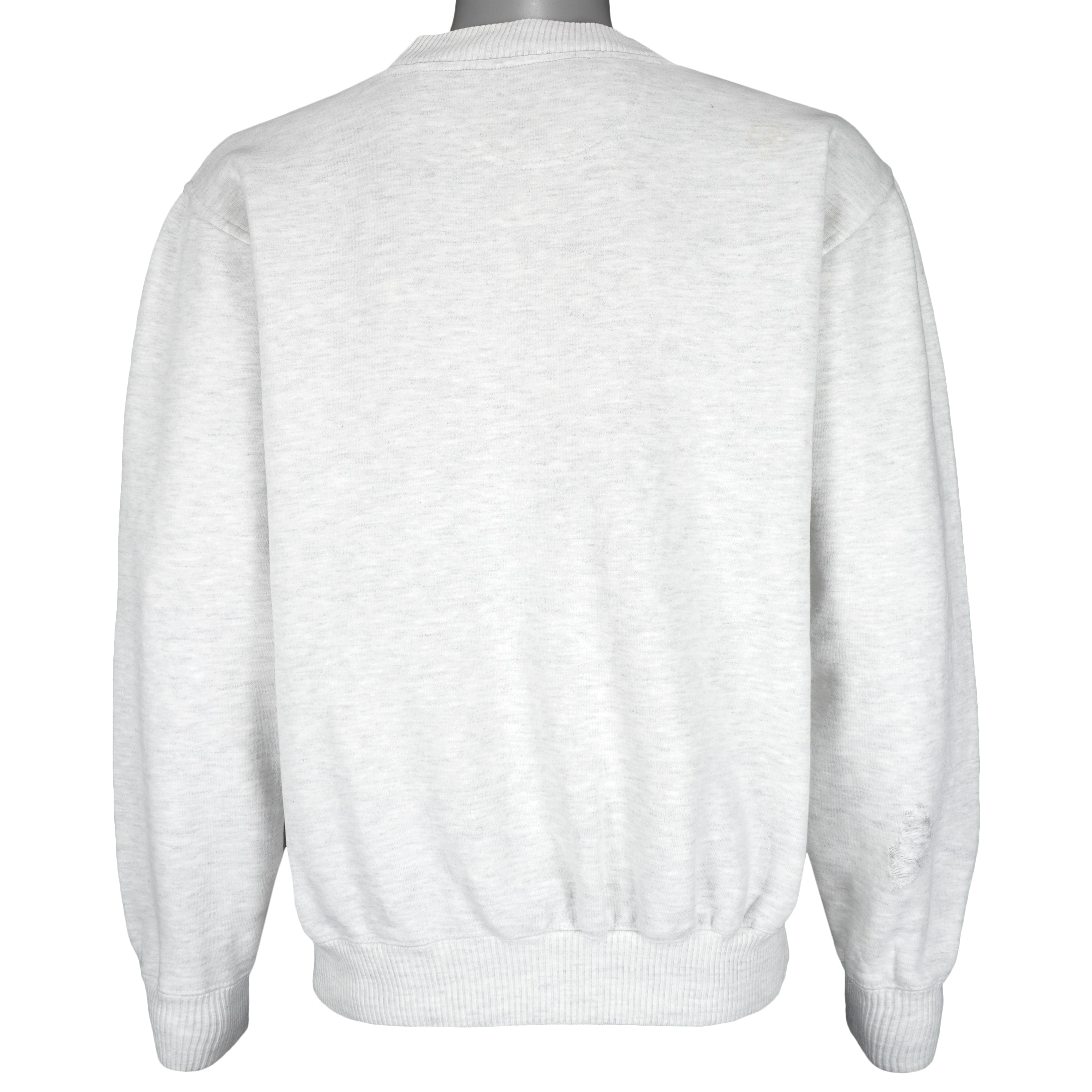 Vintage (Cuffy's) - Mountain Biking Basic Anatomy Craw Neck Sweatshirt 1990s Large Vintage Retro
