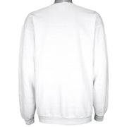 Reebok - White Classic Crew Neck Sweatshirt 1990s Large Vintage Retro