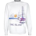 Vintage - Long Island Crew Neck Sweatshirt 1990s Large Vintage Retro