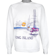 Vintage - Long Island Crew Neck Sweatshirt 1990s Large Vintage Retro