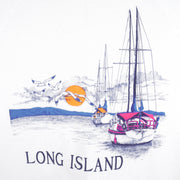 Vintage - Long Island Crew Neck Sweatshirt 1990s Large Vintage Retro