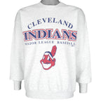 MLB (Hanes) - Cleveland Indians Crew Neck Sweatshirt 1997 Large Vintage Retro Baseball