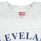 MLB (Hanes) - Cleveland Indians Crew Neck Sweatshirt 1997 Large Vintage Retro Baseball