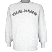 Harley Davidson - Saint Petersburg Crew Neck Sweatshirt 1990s Large Vintage Retro