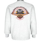Harley Davidson - Saint Petersburg Crew Neck Sweatshirt 1990s Large Vintage Retro