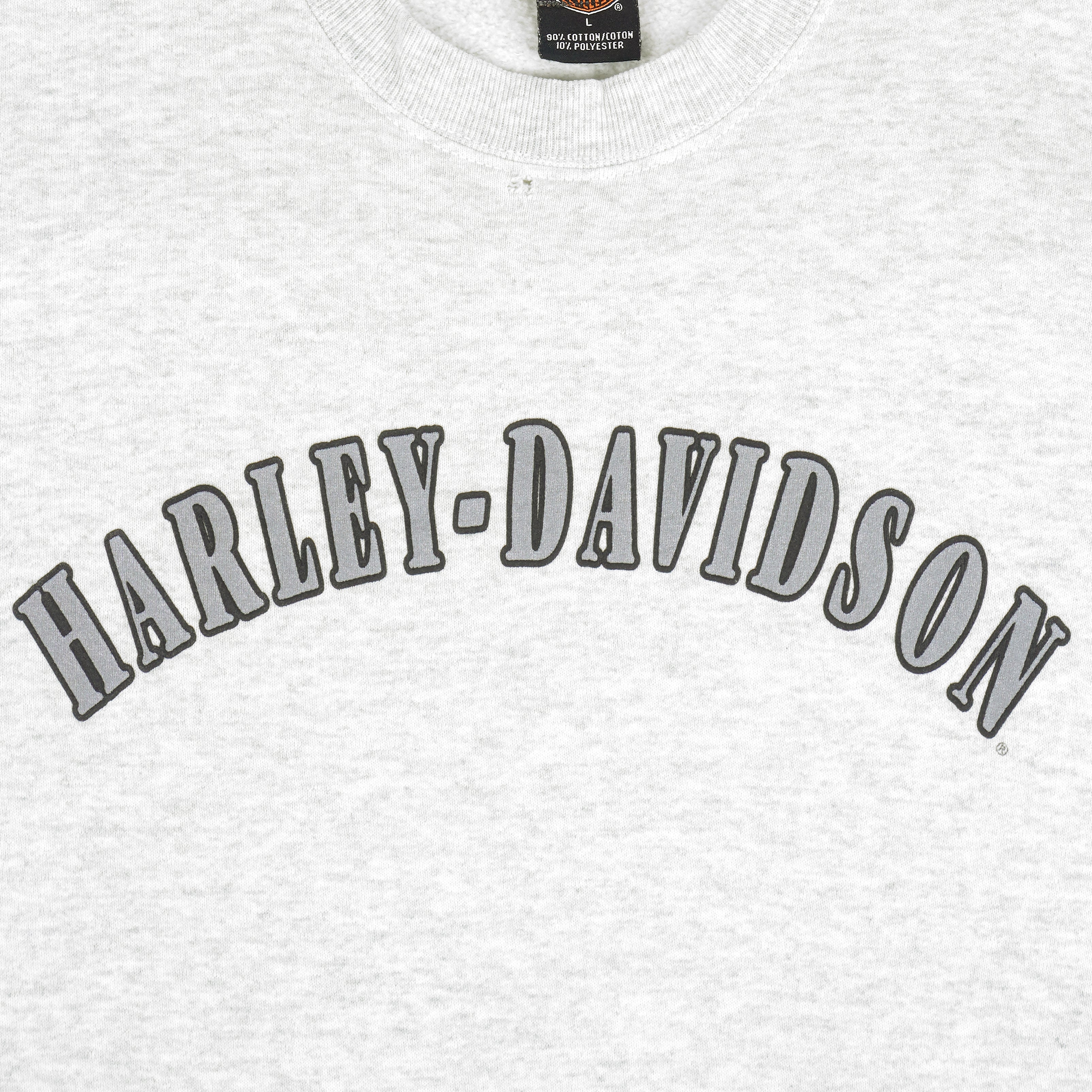 Harley Davidson - Saint Petersburg Crew Neck Sweatshirt 1990s Large Vintage Retro