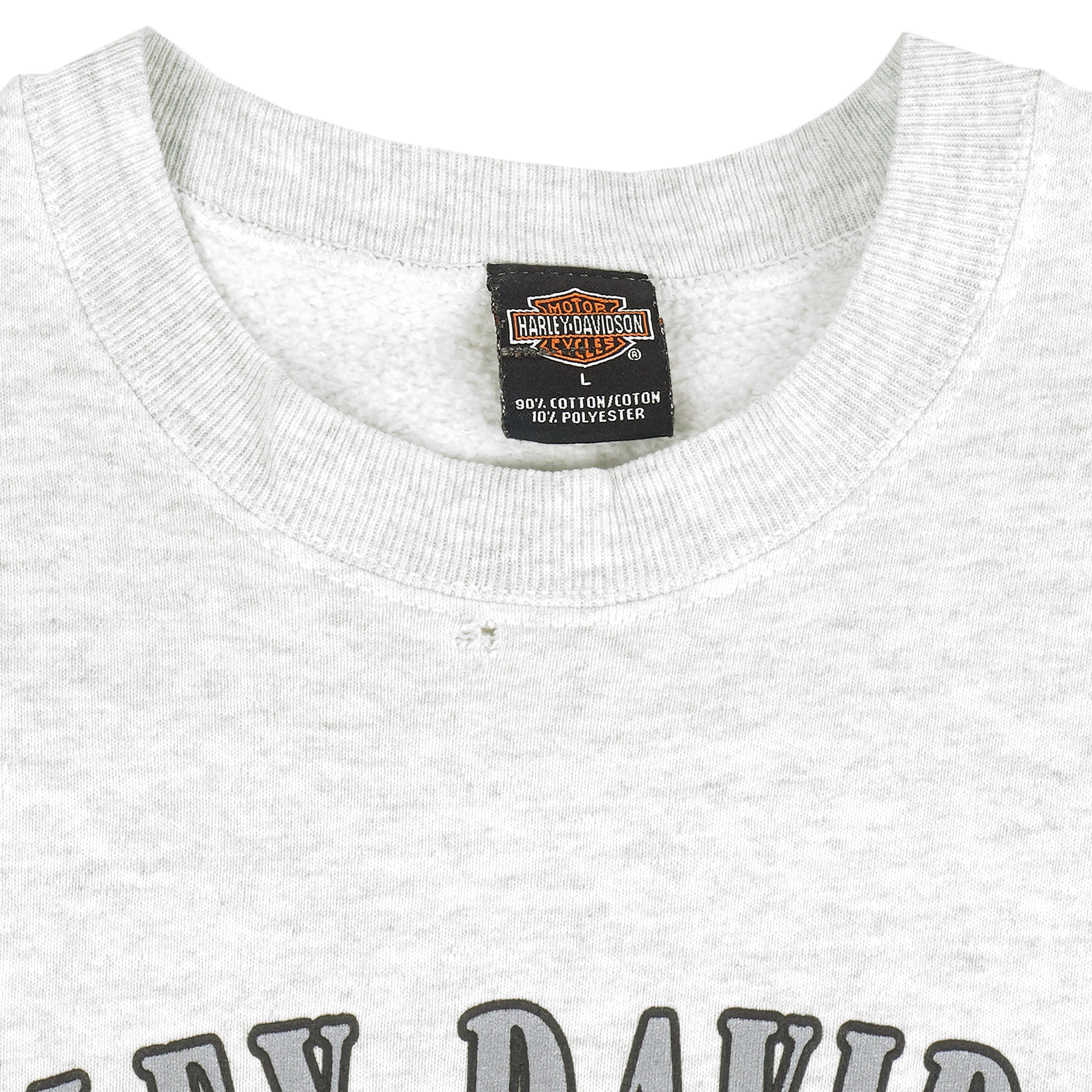 Harley Davidson - Saint Petersburg Crew Neck Sweatshirt 1990s Large Vintage Retro