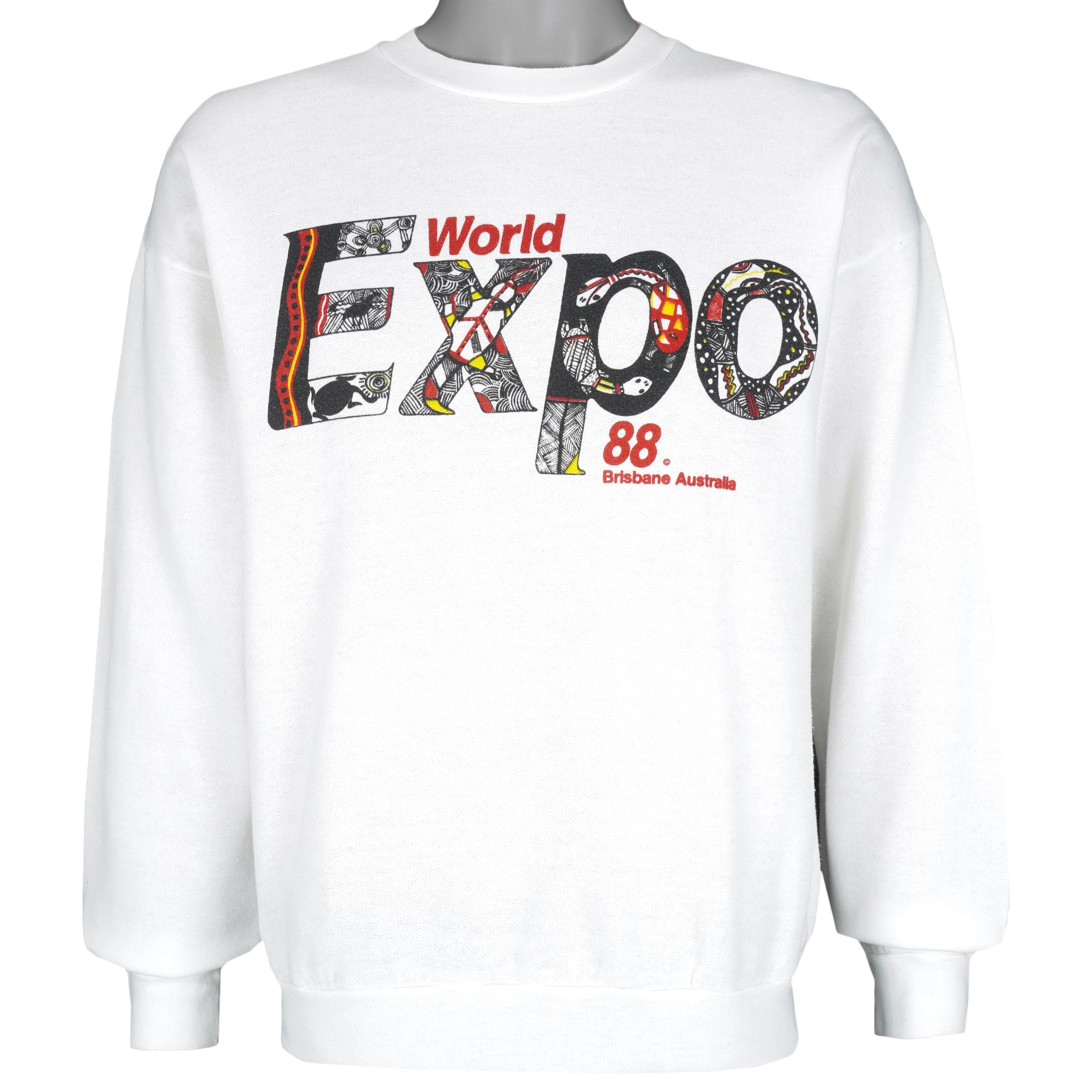Vintage - World Expo'88 Australia Crew Neck Sweatshirt 1990s Large Vintage Retro