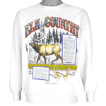 Vintage (Kustom) - Banff Canada Elk Country Crew Neck Sweatshirt 1989 Medium