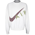 Nike - Air Big Logo Crew Neck Sweatshirt 1990s X-Large Vintage Retro