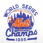 MLB - New York Mets Crew Neck Sweatshirt 1986 Small Vintage Retro Baseball