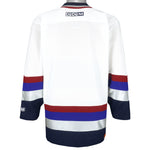 NHL (CCM) - Vancouver Canucks Big Logo Jersey 1990s Medium Vintage Retro Hockey