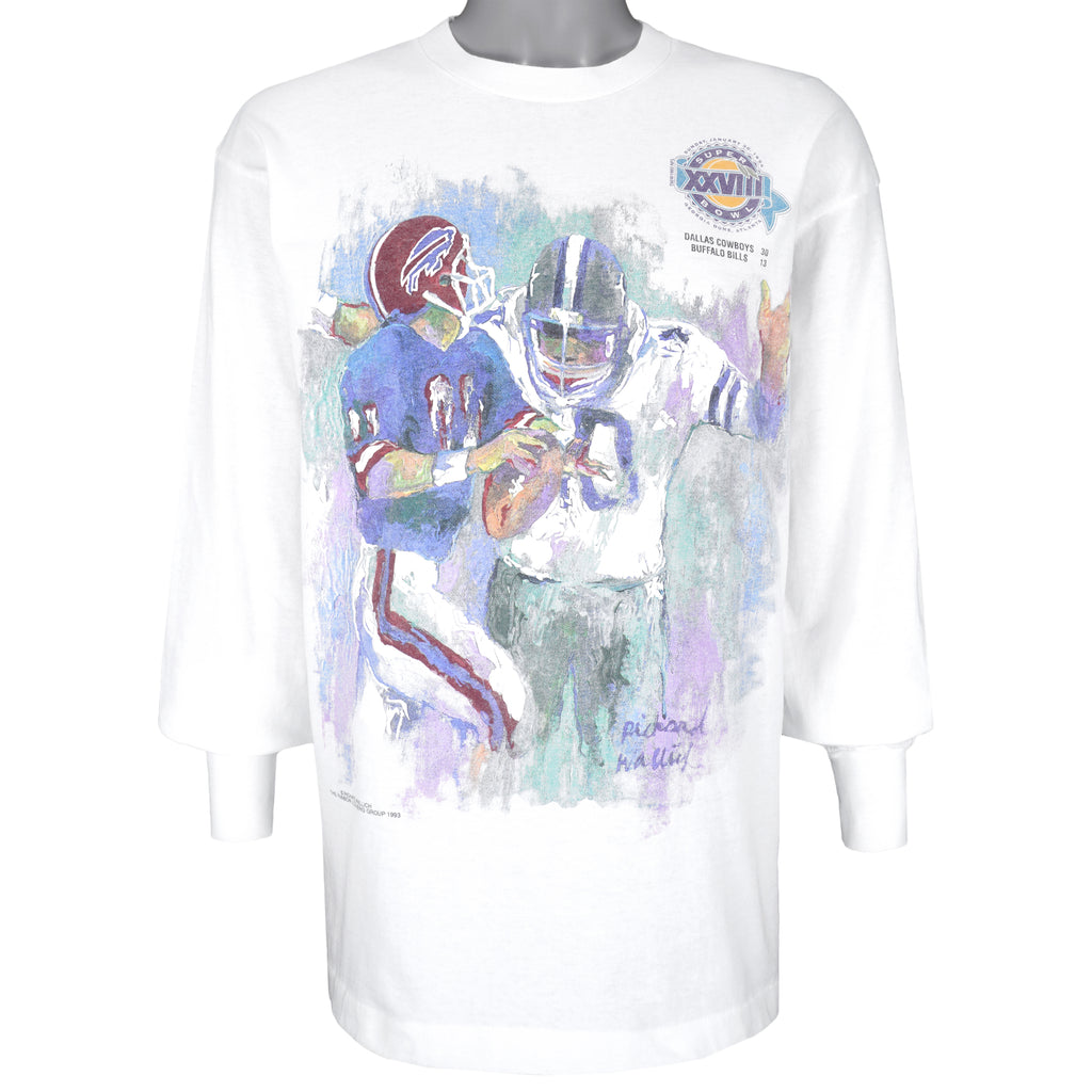 NFL - Dallas Cowboys Super Bowl 28th Sweatshirt 1993 X-Large Vintage Retro Football