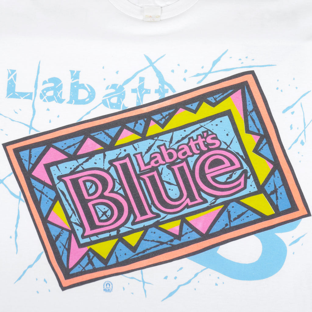 Vintage - Labatt's Blue Single Stitch T-Shirt 1990s Large Vintage Retro