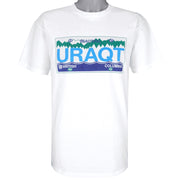 Vintage - Beautiful Uraqt Columbia Single Stitch T-Shirt 1990s Large Vintage Retro
