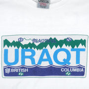 Vintage - Beautiful Uraqt Columbia Single Stitch T-Shirt 1990s Large Vintage Retro