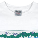 Vintage - Beautiful Uraqt Columbia Single Stitch T-Shirt 1990s Large Vintage Retro