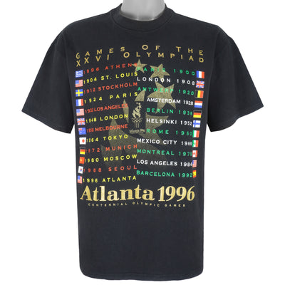 Vintage (Hanes) - Games of the 26th Olympic Atlanta Single Stitch T-Shirt 1996 Large