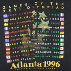 Vintage - Games of the 26th Olympiad Atlanta 1996 Single Stitch T-Shirt 1996 Large Vintage Retro