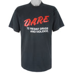 Vintage - Dare to Resist Drugs and Violence Single Stitch T-Shirt 1990s X-Large Vintage Retro