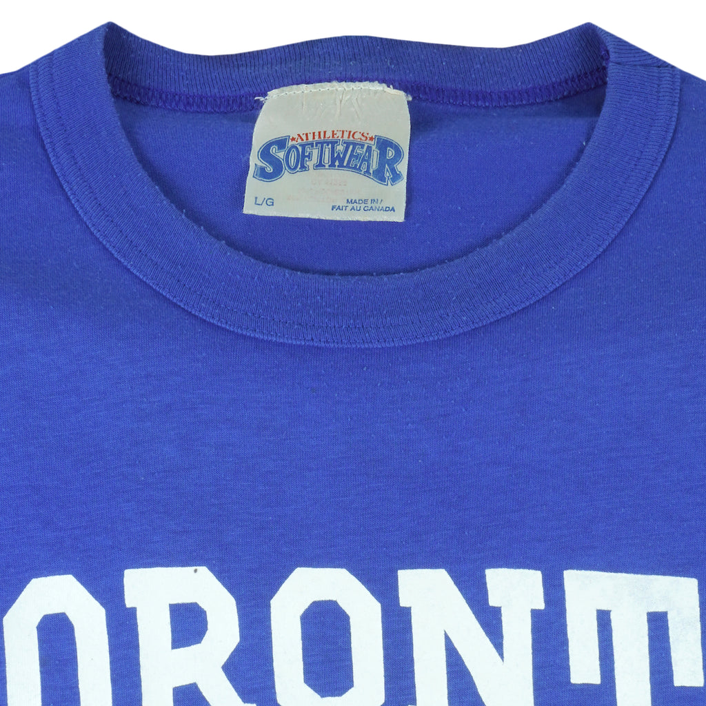 NHL (Sport Wear) -Toronto Maple Leafs Single Stitch T-Shirt 1990s Large Vintage Retro Hockey