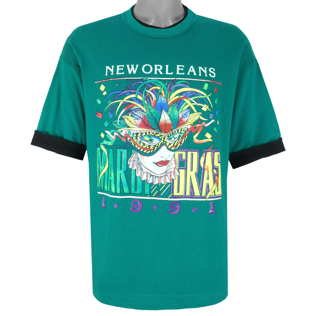 Vintage - Bacchus Mardi Gras New Orleans T-Shirt 1991 X-Large Vintage Retro