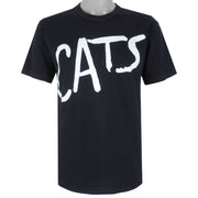 Vintage (Supa Tees) - Cats Musical Broadway Single Stitch T-Shirt 1990s Large Vintage Retro