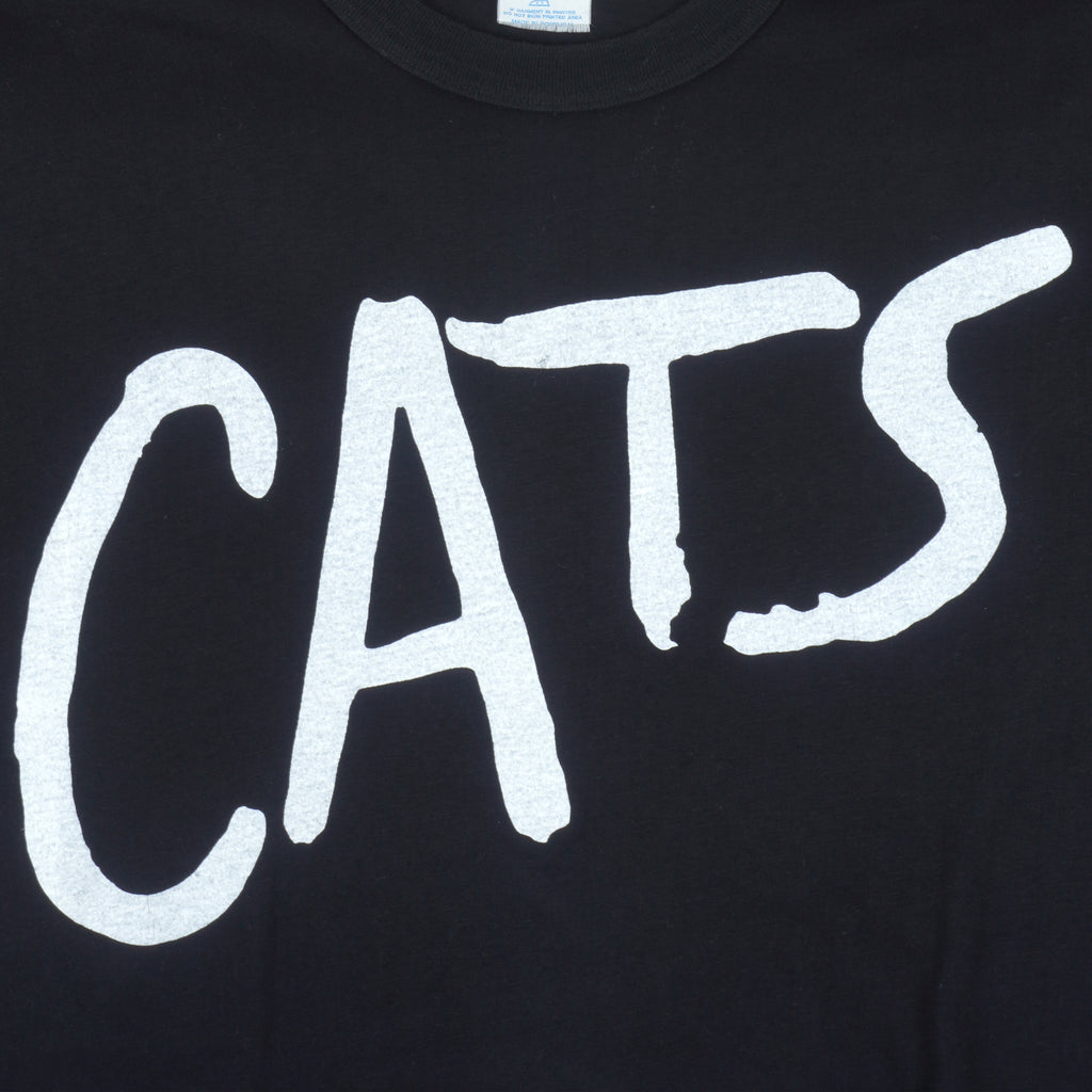 Vintage (Supa Tees) - Cats Musical Broadway Single Stitch T-Shirt 1990s Large Vintage Retro