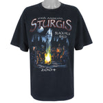Vintage - Sturgis Motorcycle Black Hills Rally T-Shirt 2004 XX-Large
