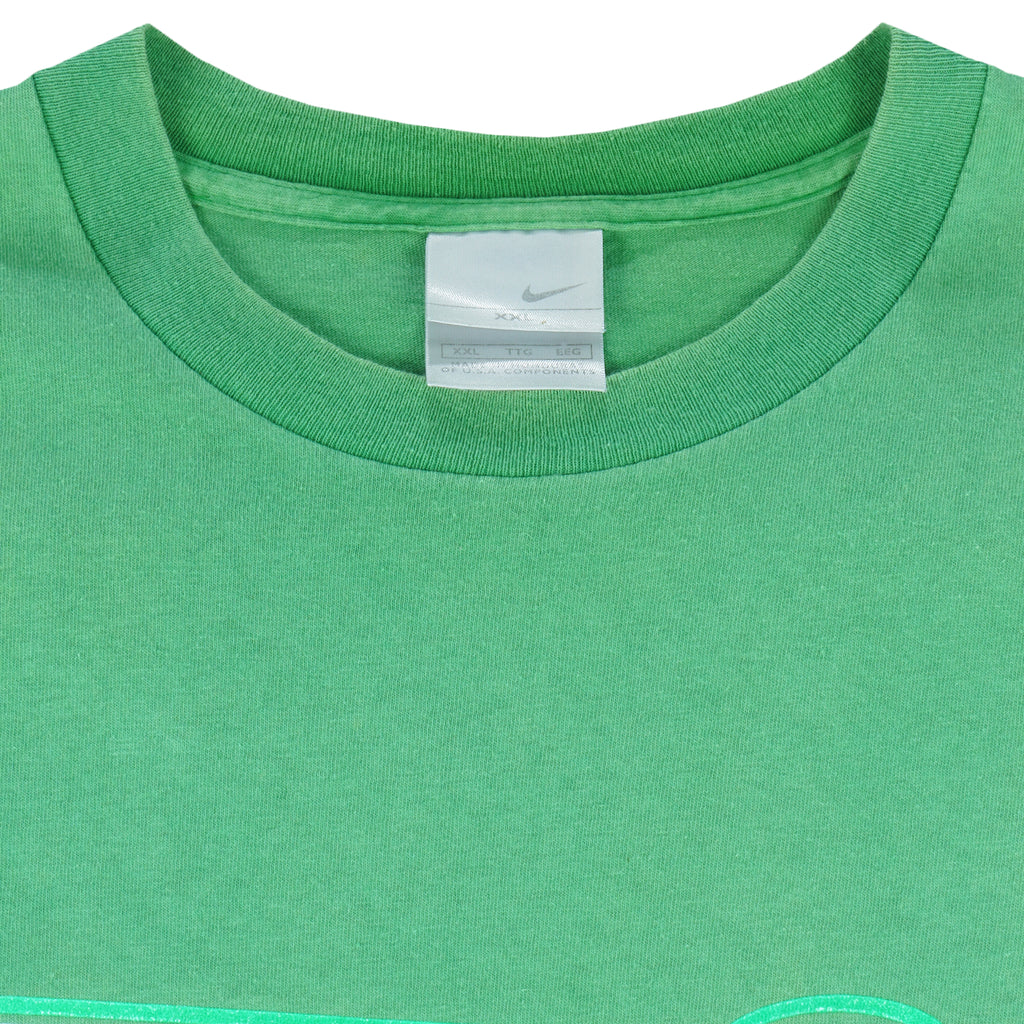 Nike - Green Classic T-Shirt 2000s XX-Large Vintage Retro