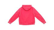 Ralph Lauren (Polo) - Red with Blue Denim Jacket 1990s Medium Vintage Retro