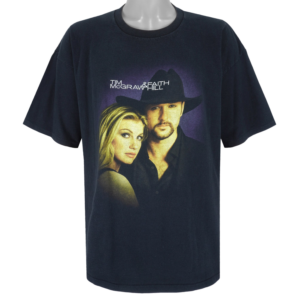 Vintage - Tim McGraw & Faith Hill Single Stitch T-Shirt 2000 XX-Large Vintage Retro