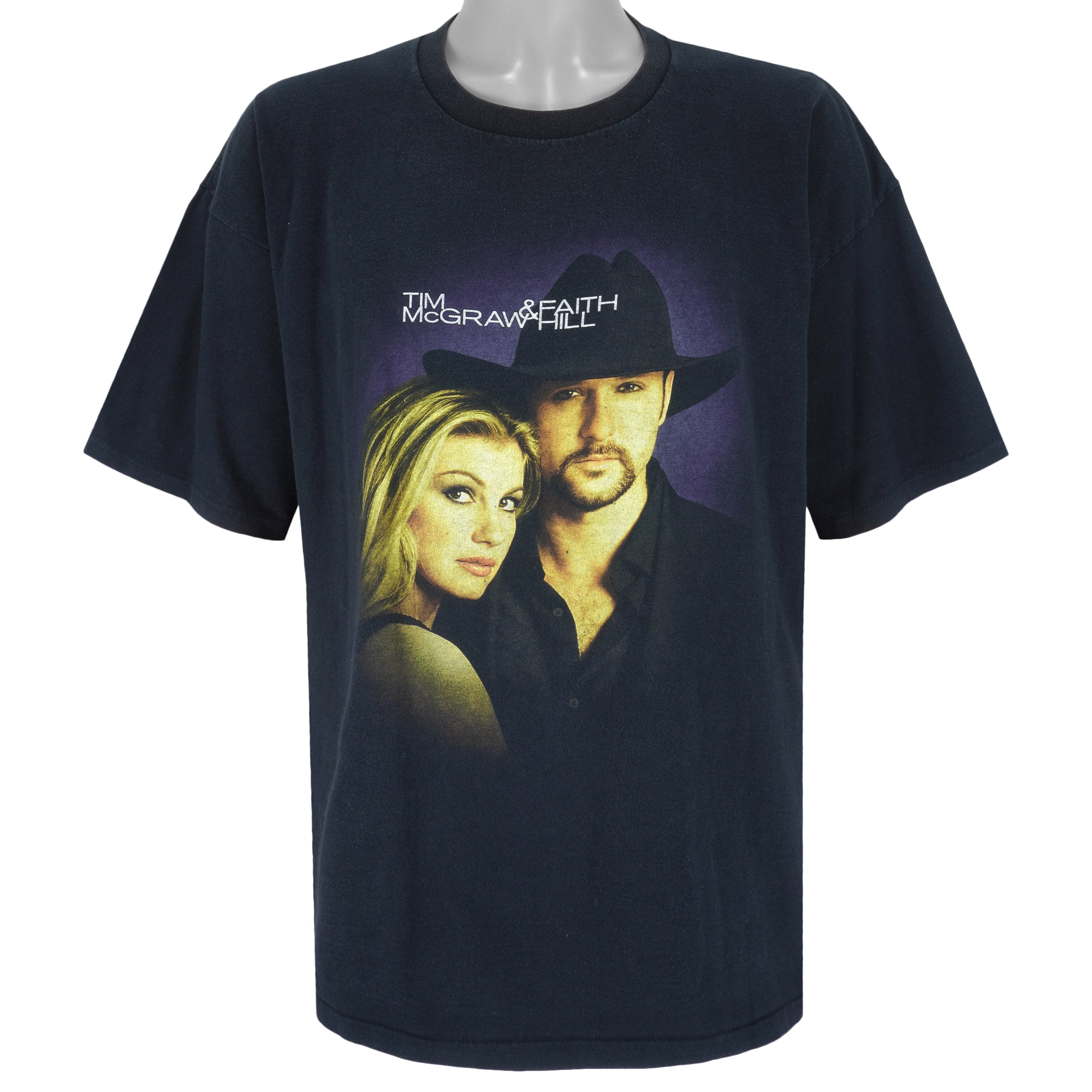 Vintage - Tim McGraw & Faith Hill Single Stitch T-Shirt 2000 XX-Large Vintage Retro
