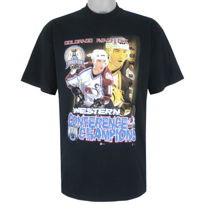 NHL (Joy Athletic) - Colorado Avalanche Joe Sakic MVP T-Shirt 2001 X-Large